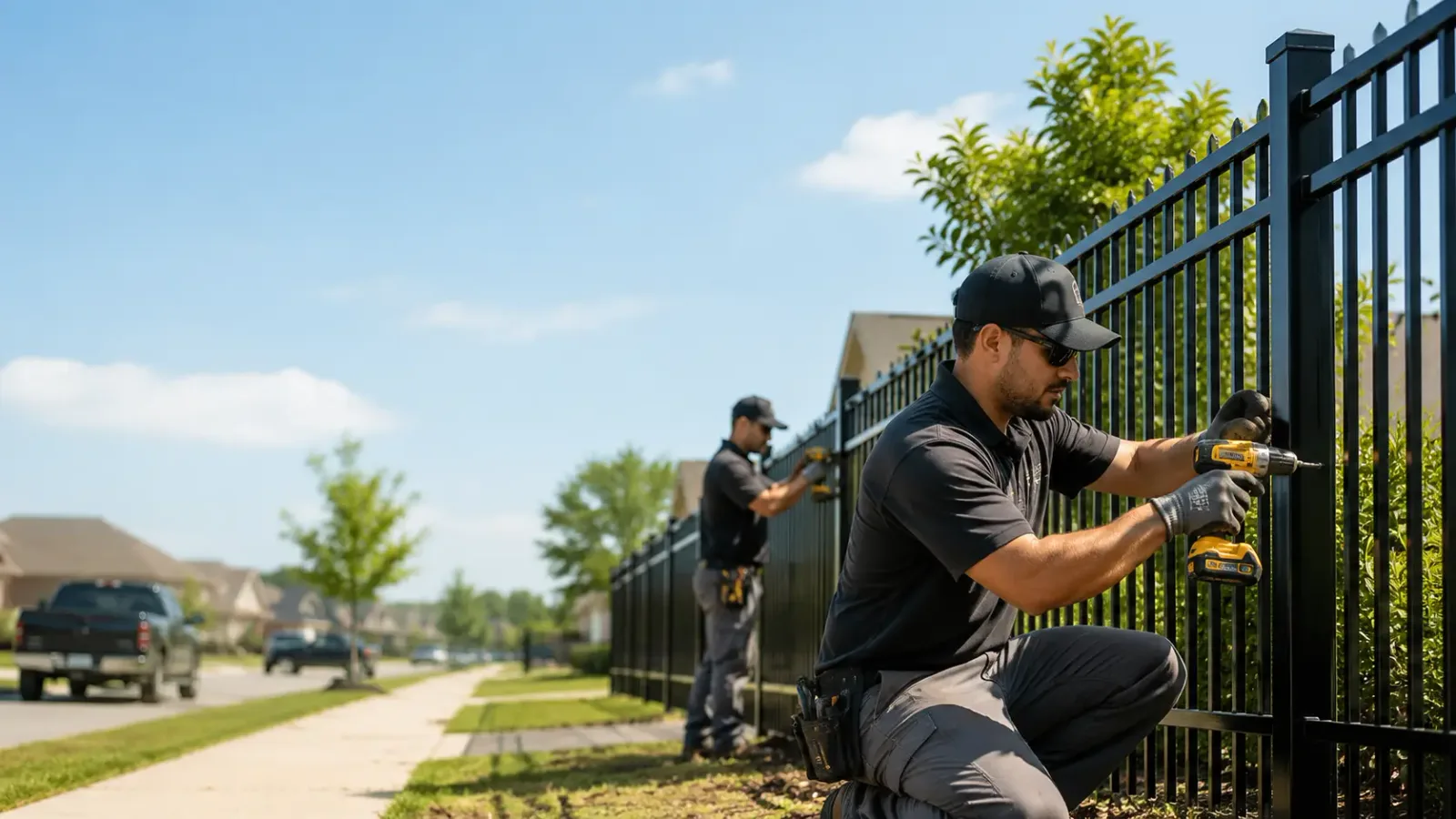 Metal Fence Installation in Davenport, NE